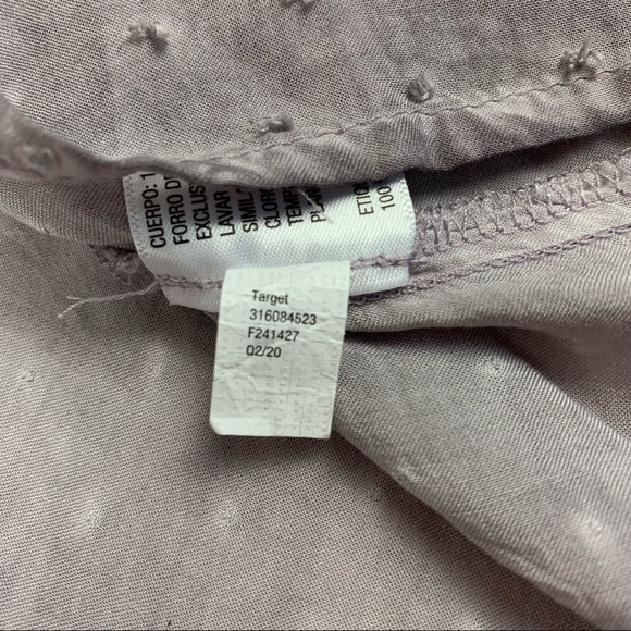 Knox Rose Top Wisteria Boho Short Sleeve Target XS - Picture 8 of 11
